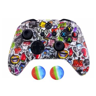 Imagem de Capa Capinha Case Skin p/ Controle de Xbox One, One S X Protetora em S