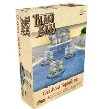 Imagem de Warlord Black Seas The Age of Sail Gunboat Squadron for Black Seas Table Top Ship Combat Battle War Game 792410011