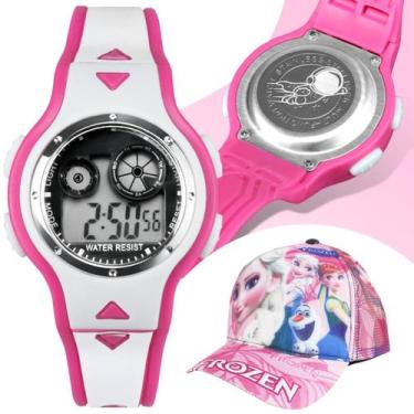 Imagem de Kit Relogio Infantil Princesa Qualidade Premium original - Orizom