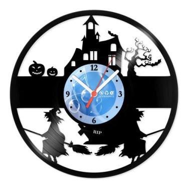 Imagem de Relógio De Parede Disco Vinil Datas Especiais - Halloween - VDE-006 - 