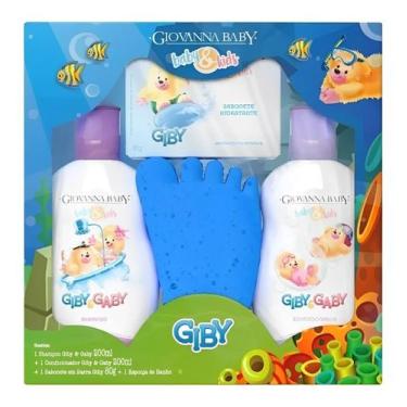Imagem de Kit Bebê Infantil Giovanna Baby A Hora Do Banho Azul
