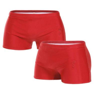 Imagem de Sunga boxer infantil forro básico confortável veste de 4 a 12 anos mod
