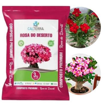Imagem de Substrato para Rosa do Deserto 3kg Calterra