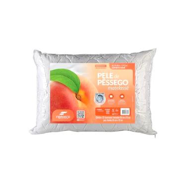 Imagem de Travesseiro Pele de Pêssego matelasse - Fibra integralmente lavável em máquina - P/fronhas 50x70 cm - Fibrasca