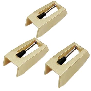 Imagem de Agulhas de toca-discos, substituição para toca-discos de vinil Crosley, 1byone, Boytone, LP&No.1, Victrola e Jensen Vinyl Record Players (pacote com 3)