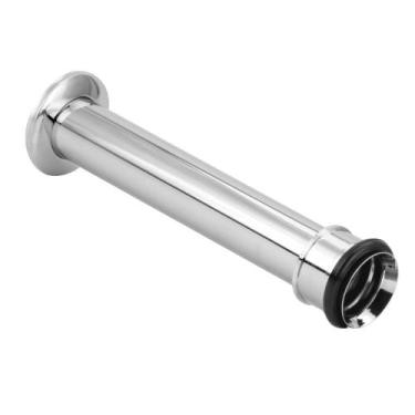 Imagem de Tubo de Ligação Ajustável Metal Vaso Sanitário Banheiro 30cm - TFC
