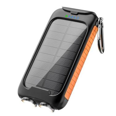 Imagem de Banco de energia solar YELOMIN 38800mAh com 2 lanternas LED