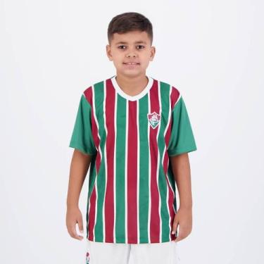 Imagem de Camisa Fluminense Volcano Infantil Verde - Braziline, 10 ANOS