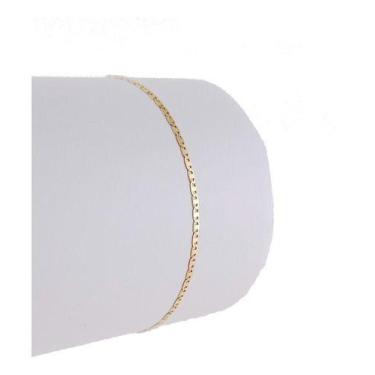 Imagem de Pulseira Feminina Piastrine 16 Cm Ouro 18k 750 Pulso Fino - JOIE JOIAS