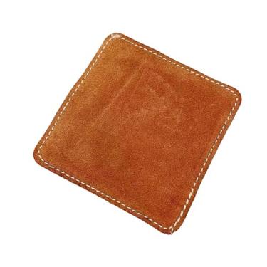 Imagem de oshhni Toalha de taco de bilhar, toalha para clube de sinuca, limpador de eixo de taco de bilhar, pano de limpeza, ferramenta de limpeza de taco, suprimentos, marrom