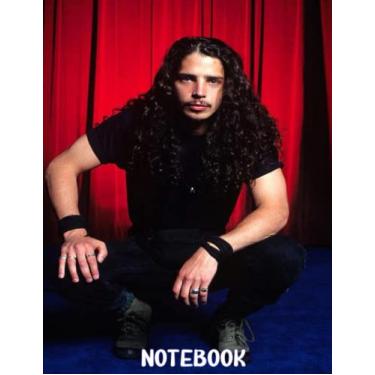 Imagem de Notebook : Chris Cornell RockBand Notebook Lined Page 6x9. Gift Book for Writing, Home or Work Thankgiving Notebook for Fans #26