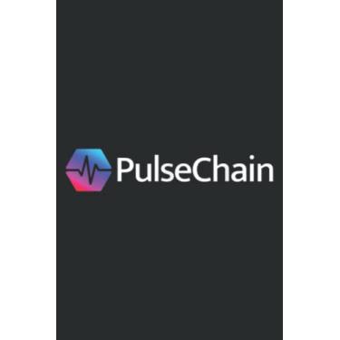 Imagem de Pulsechain Pls Pulse Hex Crypto Logo: Ruled Notebook, Lined Journal with 6" x 9", 100 Pages and Matte Finish Cover, Perfect for School, Office & Home
