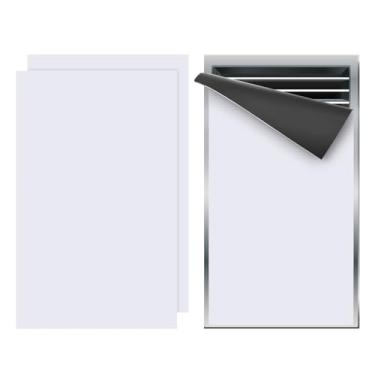 Imagem de PATIKIL Capa de ventilação magnética de 35,5 x 19 cm, pacote com 2 capas para registros de ar de parede de chão bloqueador de ventilação magnético de alta resistência para forno de lareira HVAC RV