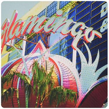 Imagem de 3dRose Mouse pad LLC 20 x 20 x 0,65 A Building in Las Vegas Strip em cores vibrantes (mp_79985_1)