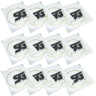 Imagem de Corda avulsa violao aço SOL encapada Bronze SG pacote com 12