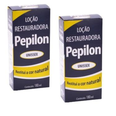 Imagem de Kit 2 Loção Capilar Restauradora Unissex 180Ml - Pepilon