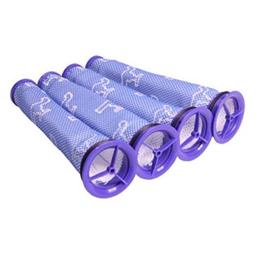 Imagem de LTWHOME Filtro pré-motor lavável e reutilizável adequado para aspirador vertical Dyson DC40, compare com a peça de filtro nº 923587-02 (pacote com 4)