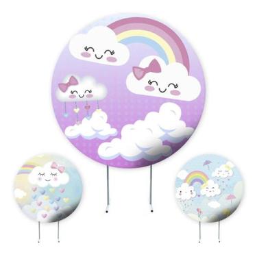 Imagem de Painel de Festa Princesas, meninas, Painel Redondo, Painel de Festa Re