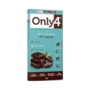 Imagem de Chocolate 55% Cacau 70g - Only4