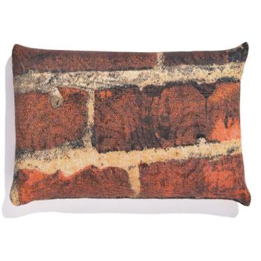 Imagem de Peso de Porta Decorativo Almofada 1Kg Estampa Tijolinhos - Aleta