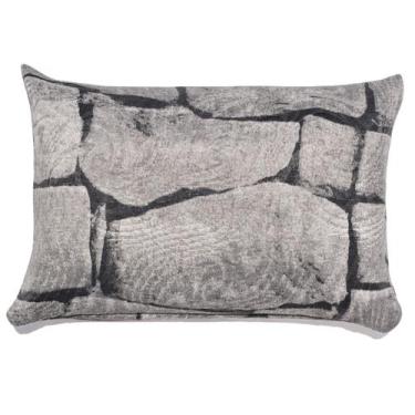 Imagem de Peso de Porta Decorativo Almofada 1Kg Estampa Muro de Pedras - Aleta