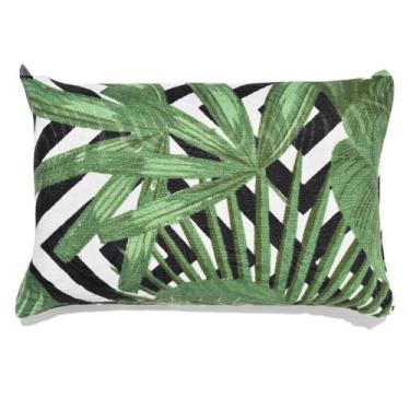 Imagem de Peso de Porta Decorativo Almofada 1Kg Estampa Tropical Verde - Aleta