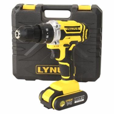 Imagem de Parafusadeira Furadeira 12V Bateria e Maleta Lynus PFL-12CI