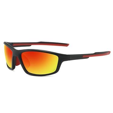 Imagem de BrillayView Óculos de sol polarizados esportivos envolventes (bom custo-benefício!) Óculos de sol leves e resistentes à proteção UV400 para homens, mulheres, esqui, construção, ciclismo, condução