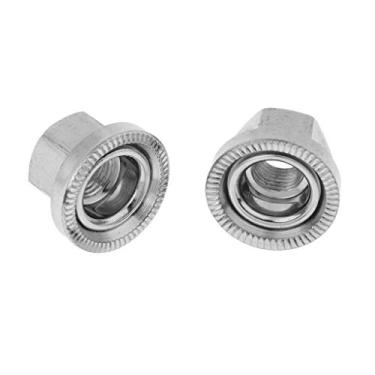 Imagem de CUTICATE Pacote com 2 porcas de substituição para roda de bicicleta – Universal para ciclismo de bicicleta MTB Road Mountain Bike