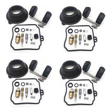 Imagem de Kit de reparo de carburador diafragma de êmbolo peças de junta de agulha flutuante para Yamaha Seca II XJ600N XJ600S 1996-2003 XJ600 XJ 600 N S