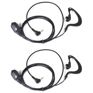 Imagem de Fone de ouvido de rádio em forma de G com microfone para Motorola Talkabout T800 T600 T460, fone de ouvido walkie talkie com microfone compatível com Talkabout T200 T400 T460 T465 T500 T8500 T9500