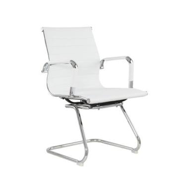 Imagem de Cadeira Escritório Interlocutor Fixa Esteirinha material sintético Man