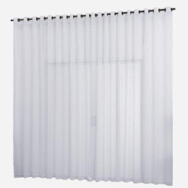 Imagem de Cortina de Renda para Cozinha de 2,80m X 1,70m - taty enxovais, branco
