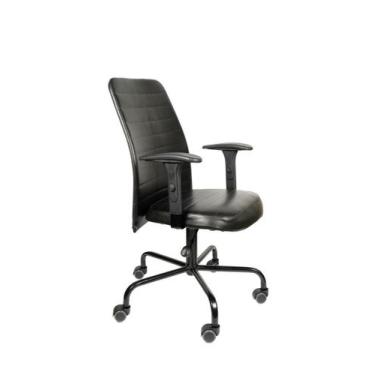 Imagem de cadeira de escritorio esteirinha diretor reclinavel luxo braco com reg