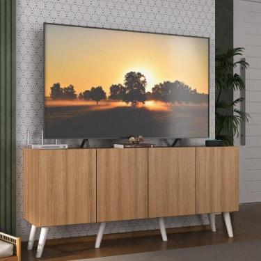 Imagem de Rack Retrô para TV até 50 Polegadas com 4 Portas Multimóveis MP1071, R