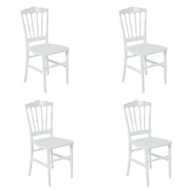 Imagem de Conjunto com 4 Cadeiras Dior Resina Branco