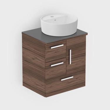 Imagem de Kit Teide Gabinete Gaveta e Porta 50 com Cuba Cr37