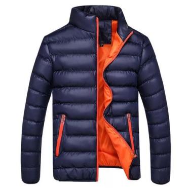 Imagem de casaco Jaqueta Blusa Frio P/neve - azul escura G - B&B