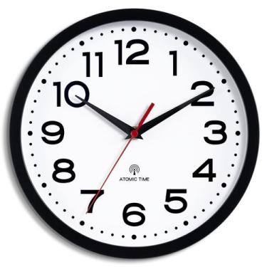 Imagem de Relógio de parede Roymine Atomic 25 cm Silent Non-Ticking Black - Roym