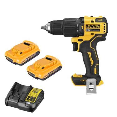 Imagem de Furadeira Parafusadeira 20v DCD709 2x 2.0Ah Dewalt Bivolt, Bivolt