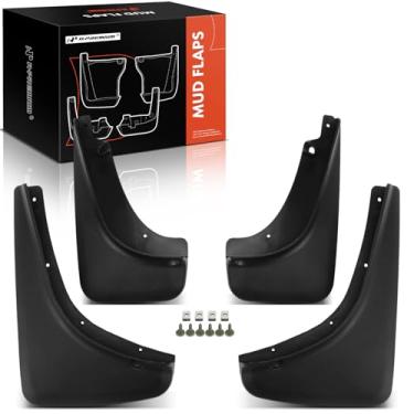 Imagem de A-Premium Conjunto de 4 peças de abas de lama protetores contra respingos compatíveis com Jeep KL Series Cherokee 2014 2015 2016 2017 2018, dianteiro e traseiro lado do motorista e do passageiro