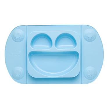 Imagem de Mimo Style Prato de Silicone Portátil para Bebê Rosa com Ventosas Fixadoras, Compatível com Cadeiras de Alimentação Alta Higiênico e Livre de BPA - Para uma Refeição Organizada e Livre de Bagunças