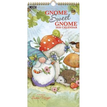Imagem de LANG Calendário de parede vertical Gnome Sweet Gnome 2026 (26991079150)