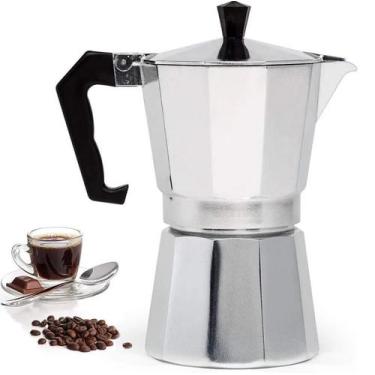 Imagem de Cafeteira Italiana Moka Express 3 Xicaras Aluminio 150ml cafe - M&E St