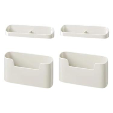 Imagem de rockible Exibição vertical de Rackets de Rackets de Badminton montada em parede com caixa de bolas, Rack de exibição de pingpong de suporte elegante para casa, 2 Conjuntos