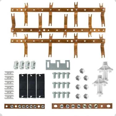 Imagem de Kit Barramento Trifásico 24 Disjuntores 904373 Cemar