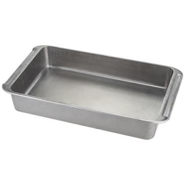 Imagem de Assadeira e Travessa de Alumínio Natural 38x23 Prata - Weck