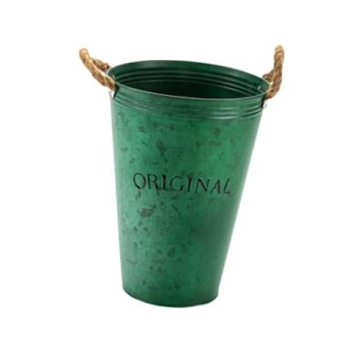 Imagem de WeiLaiKeQi Garden Plant Pot Pot Potador de maconha do barril de armazenamento de desktop versátil para varandas, Verde