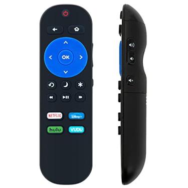Imagem de Controle remoto de substituição aplicável para Smart TV Sanyo Roku FW55R70F FW65R70F FW40R48FC FW32R19F FW40R49F FW50R71F FW50R79FC FW32R18FC