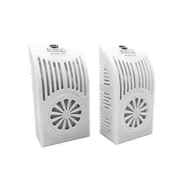 Imagem de [Pacote com 2 x 200 g] Sacos de carvão com caixa de plástico, saco purificador de ar de carvão de bambu de carvão ativado para geladeira, guarda-roupa, armário, caixa de sapatos, gaveta, casa de